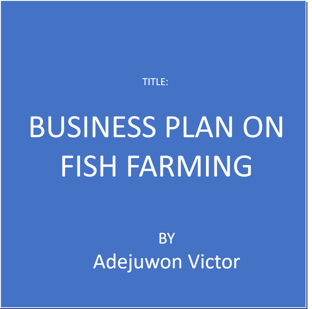 business plan on fish roll