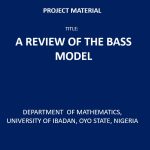 A Review of the Bass Model