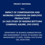 Impact of Compensation and Working Condition on Employee Productivity