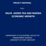 Value -Added Tax and Nigeria Economic Growth