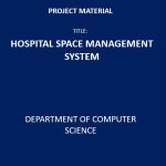Hospital Space Management System