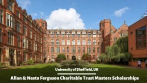 2026 Allan and Nesta Ferguson Charitable Trust Masters Scholarships UK